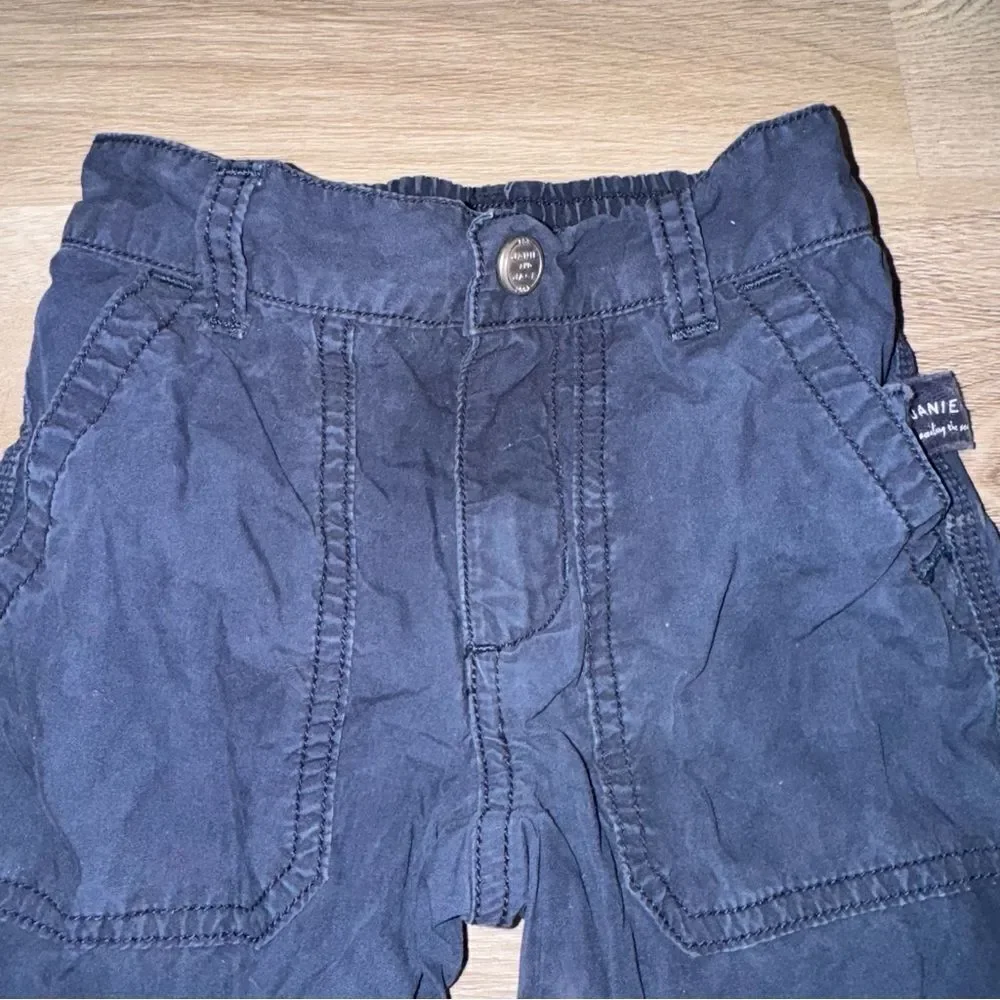 Kid's Janie and Jack Navy Blue Cargo Pants